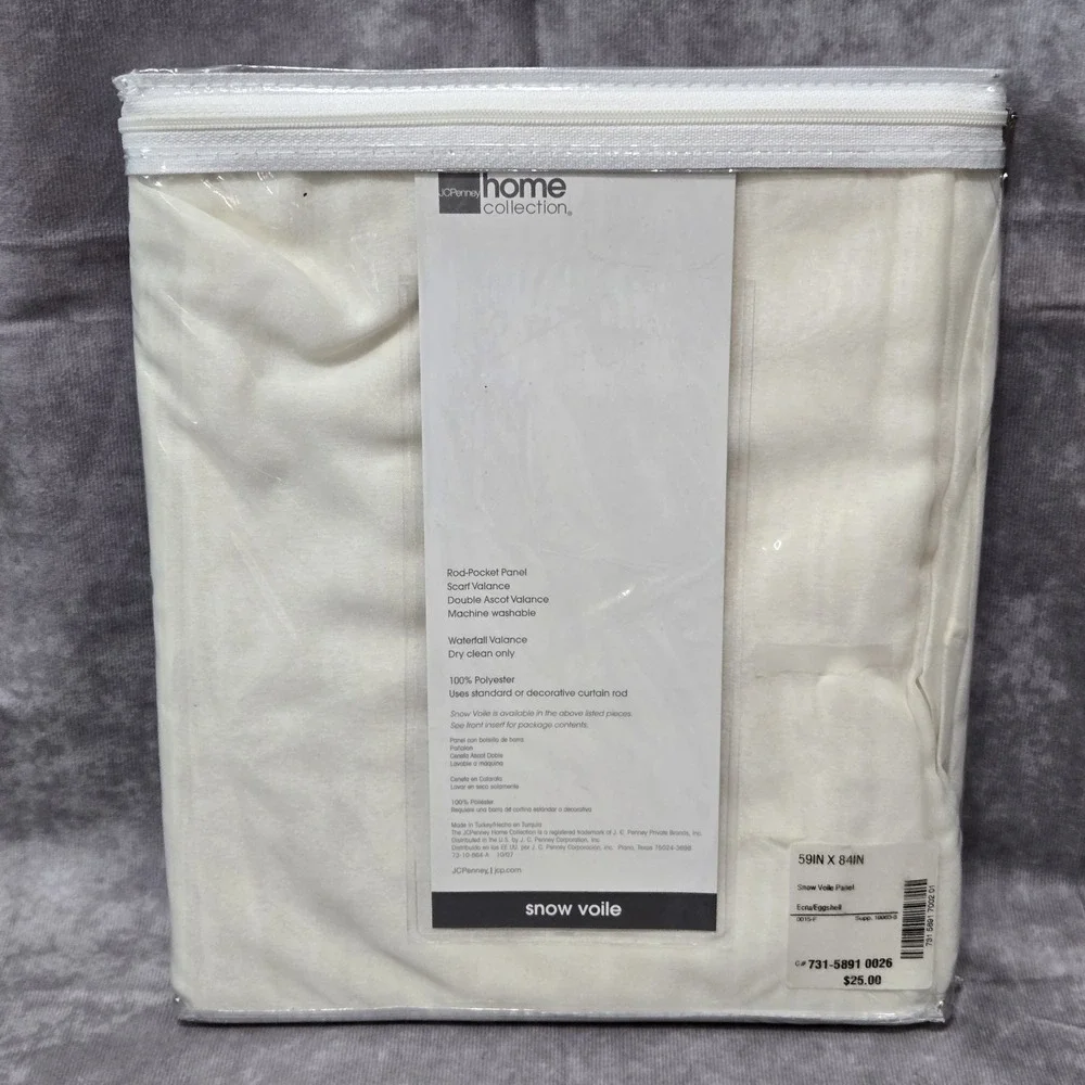 JCPenney NEW Curtain Panel 59